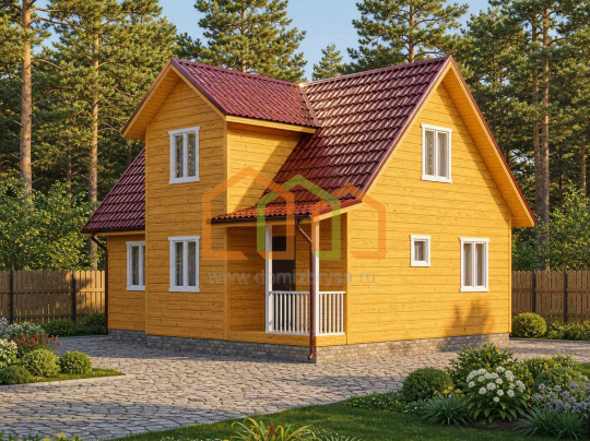 Дом из бруса 7х9